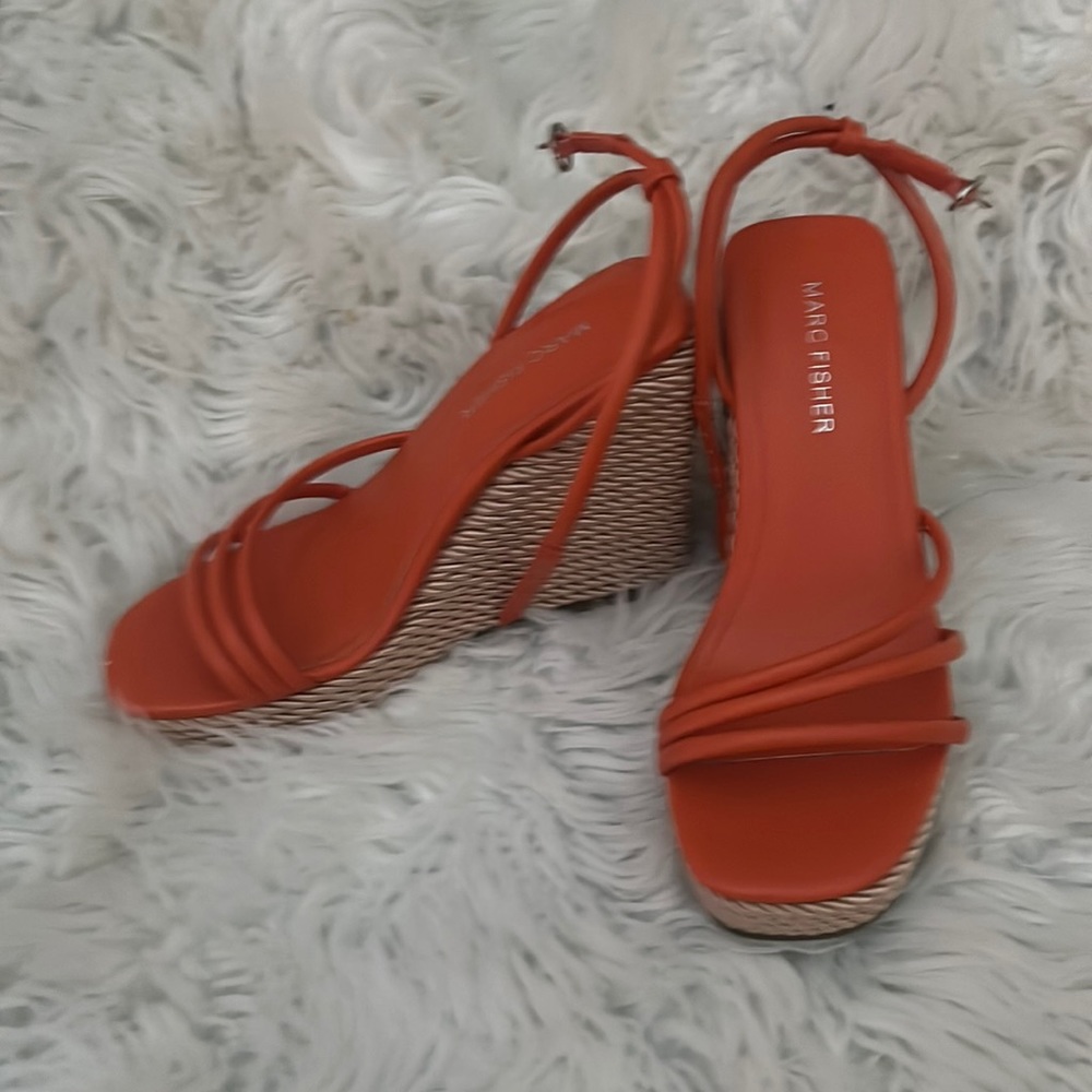 Marc Fisher Zeki Wedge Sandals